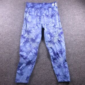 PINK ACTIVE Leggings Womens XXL Blue Tie Dye Ankle Yoga Pants Athletic Stretch